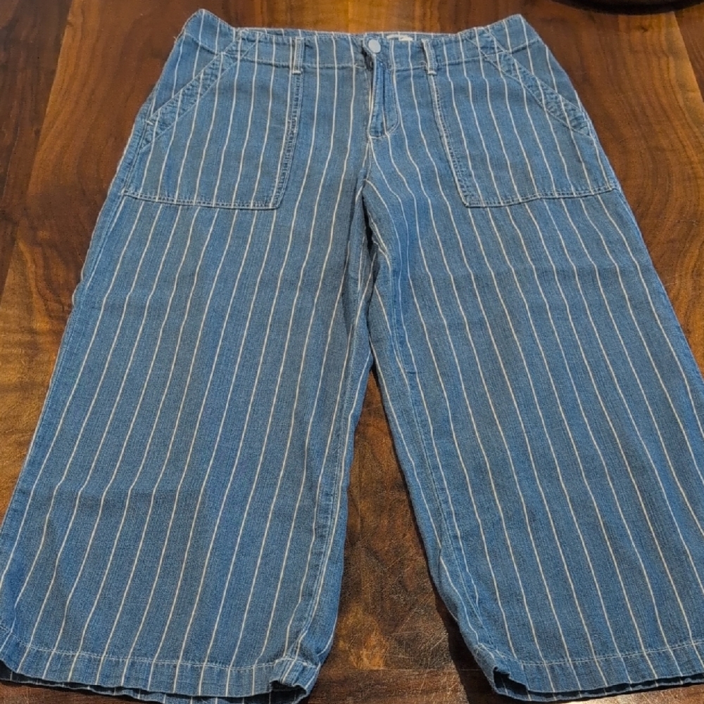 Seven7 Denim with White Pinstripes